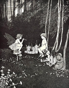OUTHWAITE, Ida Rentoul (illustrator). "The Concert" [An original print from Fairyland].