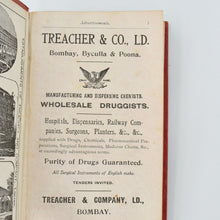 Load image into Gallery viewer, Treacher & Co., Ltd. General Merchants. Bombay, Byculla & Poona [cover title …