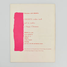 Load image into Gallery viewer, Granta. Vol. 69. No. 1240