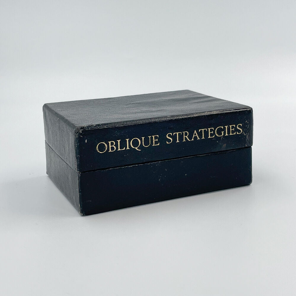 OBLIQUE STRATEGIES ブライアン・イーノ Brian Eno OBLIQUE STRATEGIES