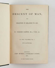 Load image into Gallery viewer, The Descent of Man, and Selection in Relation to Sex