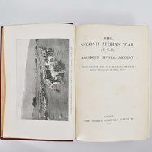 Load image into Gallery viewer, The Second Afghan War 1878-80. Abridged Official Account. Produced in the …