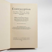 Load image into Gallery viewer, Contraception (Birth Control): Its Theory, History and Practice