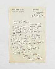 Load image into Gallery viewer, Henry Moore at the British Museum. With photographs by David Finn