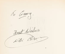 Load image into Gallery viewer, Willie Carson Up Front. A racing autobiography