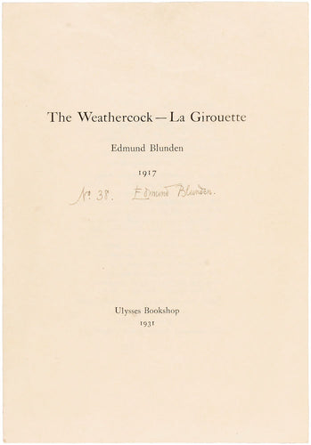 The Weathercock - La Girouette
