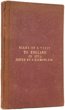 Load image into Gallery viewer, Diary of a Visit to England in 1775, by an Irishman