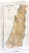 Load image into Gallery viewer, Map of Western Palestine from surveys conducted for the Committee Of …