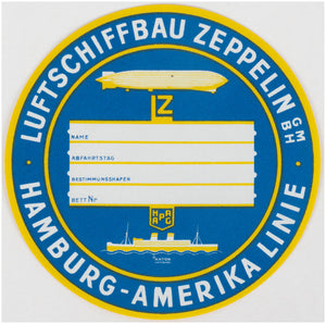 Luftschiffbau Zeppelin, Hamburg - Amerika Linie