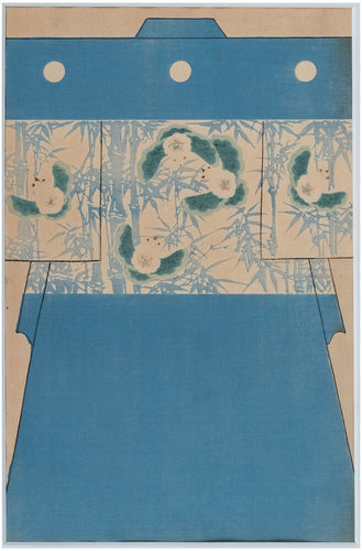 Kimono Design- Puffed Sparrow: Pine, Bamboo, and Plum