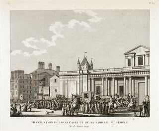 Berthault after Sweckback Desfontaines Translation de Louis Capet et sa Famille au Temle, 13 aout 1792