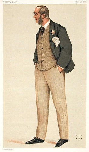 T [Theobald Chartran] Rt Hon Sir Augustus Berkeley Paget KCB. "Promotion by Marriage".