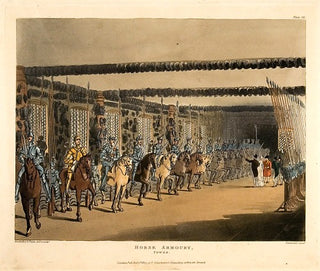 Sunderland after Pugin and Rowlandson Horse Armoury