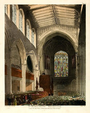 Load image into Gallery viewer, Bluck after Pugin and Rowlandson St Margaret's Westminster