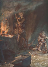Load image into Gallery viewer, Arthur Rackham The Forging of Nothung