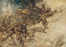 Load image into Gallery viewer, Arthur Rackham O monstrous! O strange! We are haunted. Pray, masters! Fly, masters! Help!
