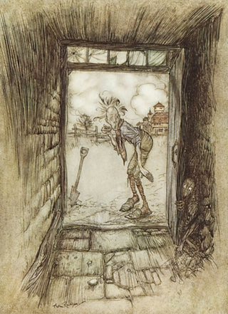 Arthur Rackham The Man Who Was Terrified By Goblins