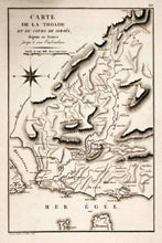 Load image into Gallery viewer, Tardieu Map of Troad (Turkey) and the Simois River