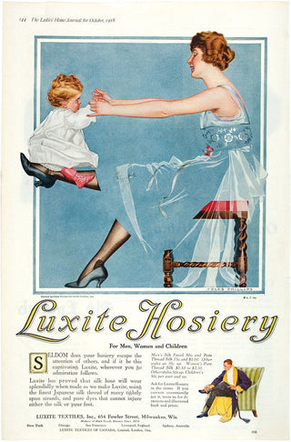 Coles Phillips. Luxite Hosiery.