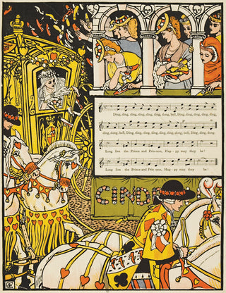 Walter Crane (1845 -1915). The Wedding of Cinderella and Prince Charming