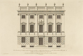 Hulsbergh after Colen Campbell (1676-1729). Lindsey-House in Lincoln inn fields. [[bmid:2051333]]