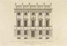 Load image into Gallery viewer, Hulsbergh after Colen Campbell (1676-1729). Lindsey-House in Lincoln inn fields. [[bmid:2051333]]