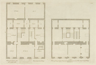 Hulsbergh after Colen Campbell (1676-1729). Lindsey-House in Lincoln inn fields. [[bmid:2051333a]]