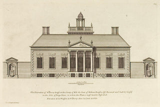 Hulsbergh after Colen Campbell (1676-1729). Wilberry house in the County of Wilt. seat of William Benson Esq. [[bmid:2051334]]