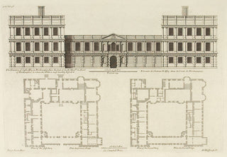 Hulsbergh after Colen Campbell (1676-1729). The Elevation of Castle Asby in Northamptonshire. [[bmid:2051388]]