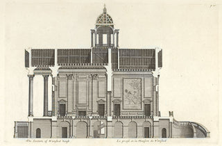 Hulsbergh after Colen Campbell (1676-1729). The West Front of Wanstead in Essex the Seat of Sir Richard Child Bart. [2nd design]. [[bmid:2051514]]