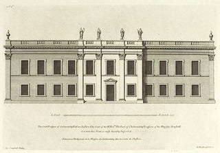 Hulsbergh after Colen Campbell (1676-1729) The South prospect of Cholmondeley Hall in Cheshire [[bmid:2051526]]