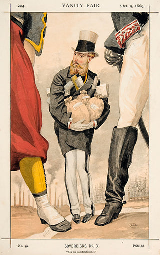Coide [Jean-Jacques Tissot]. Leopold II of Belgium. "Un roi constitutionnel".