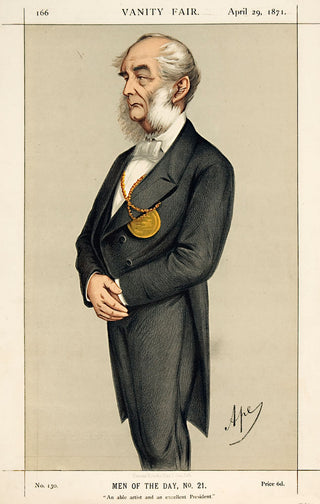 Ape (Carlo Pellegrini). Sir Francis Grant. "An able artist and an excellent President".