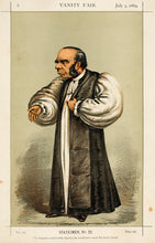 Load image into Gallery viewer, Ape (Carlo Pellegrini). William Connor Magee, Bishop of Peterborough. "If eloquence could justify injustice he would have saved the Irish Church".