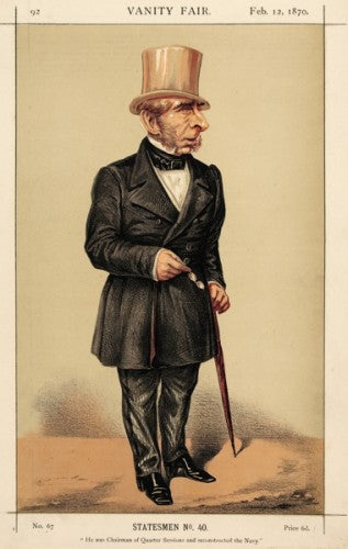 Atn (Alfred Thompson). Sir John Pakington. "He was Chairman of Quarter Sessions and reconstructed the Navy".