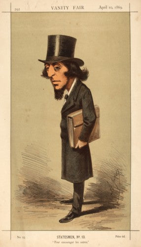 "Ape" (Carlo Pellegrini). Rt Hon James Stansfeld. "Pour encourager les autres". Statesmen, No.10. [[bmid:2054895]]