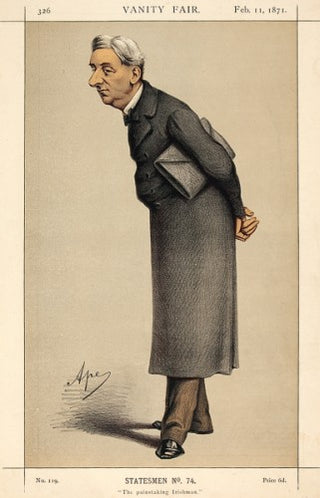 "Ape" (Carlo Pellegrini). Rt Hon William Monsell. "The painstaking Irishman". Statesmen No.74. [[bmid:2054897]]