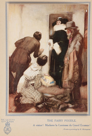 E. Blampied. The Fairy Poodle. A visitor! Madame La Comtesse de Grand Ecusson!