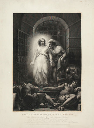 William HILTON (1786-1839). The Deliverance of St. Peter from Prison.