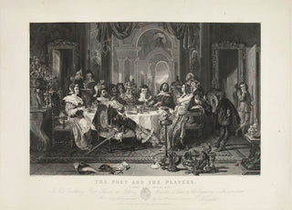 Daniel MACLISE (1806-1870). The Poet and the Players.