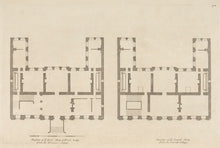 Load image into Gallery viewer, HULSBERGH, after Colen Campbell (1676-1729) The plan of the first story of Ponvis House.