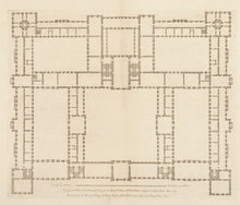 Load image into Gallery viewer, HULSBERGH, after Colen Campbell (1676-1729) The General Plan of the Principal Story of the Royal Palace at White Hall as designed by Inigo Jones, anno 1639.