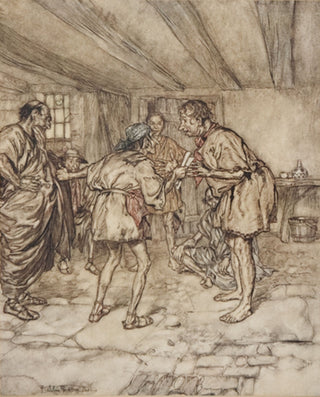 RACKHAM, Arthur. Let me play the lion too.