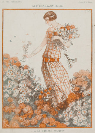 PAVIS, G. La Vie Parisienne - Les Chrysanthemes.