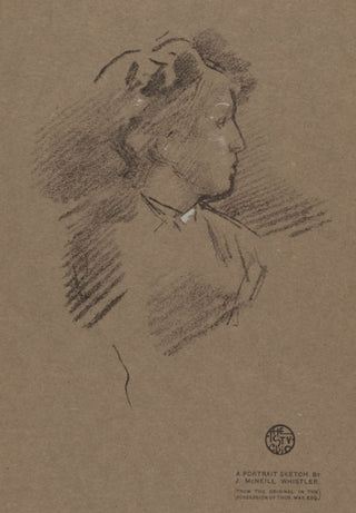 WHISTLER, J. McNeill. A Portrait Sketch.