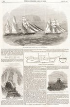 Load image into Gallery viewer, Unknown. H.M. Gun-Boat "Teaser" Capturing the Slaver "Abbot Devereux."