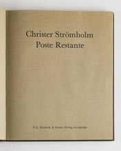 Load image into Gallery viewer, STRÖMHOLM, Christer. Poste Restante.