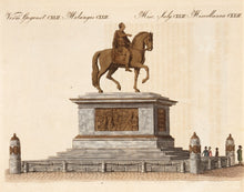 Load image into Gallery viewer, BERTUCH, Friedrich Justin. Equestrian Statue of Joseph II, before the Imperial Palace in Vienna.
