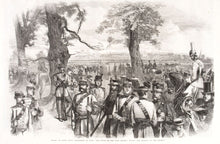 Load image into Gallery viewer, Unknown. Review of Rifle Corps Volunteers in Hyde Park.-Scene in the Park Shortly before the arrival of her Majesty.