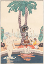 Load image into Gallery viewer, BARBIER, George. Le Carrosse Aux Deux Lezards Verts.